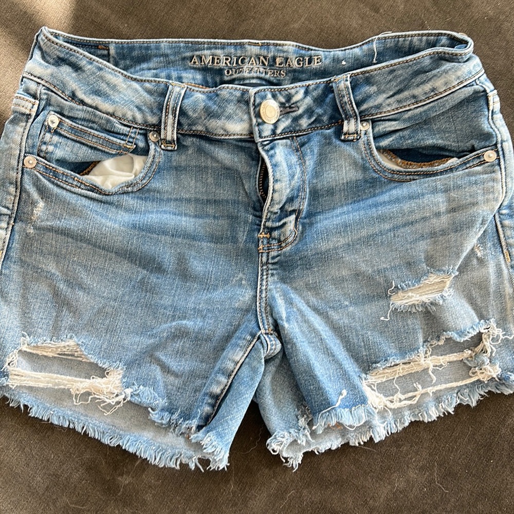 American Eagle MIDI jean shorts
